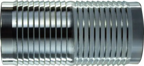 Midland Metal 973657 Hose Mender, 2-1/2 in Hose Barbed x 2-1/2 in Hose Barbed, Steel Reduced Price