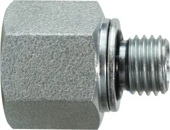 Midland Metal 7045818 Adapter, 1/2 in Female Metric x M18 Female Metric, Steel Must Have