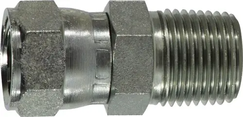 Midland Metal 650566 Adapter, 3/8 in FJIC x 3/8 in MIP, Steel Discount