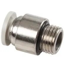 Midland Metal 20624N Internal Hex Straight Adapter, 6 mm Push-In x 1/8 in Male Metric, Brass, Nickel-Plated Discount