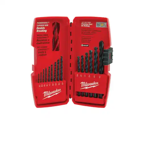 Milwaukee Tool 48-89-2803 15PC THUNDERBOLT Black Oxide Drill Bit Set Authentic