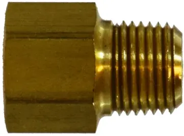 Buy Online Midland Metal 12310 Restriction Pipe Adapter, 1/8 in FIP x 1/8 in MIP, Brass