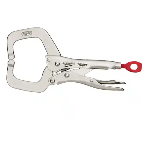 Super Sale Milwaukee Tool 48-22-3532 6" TORQUE LOCK Locking C-Clamp Regular Jaws