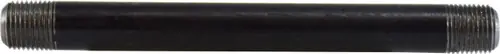 Midland Metal 59003SMLS Seamless Pipe Nipple, 1/8 in MPT x 1/8 in MPT, 2 in L, Steel, Black, SCH 80 Schedule Budget