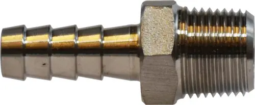 Limited Offer Midland Metal 73954 Adapter, 3/4 in Hose Barbed x 3/4 in MIP, Stainless Steel