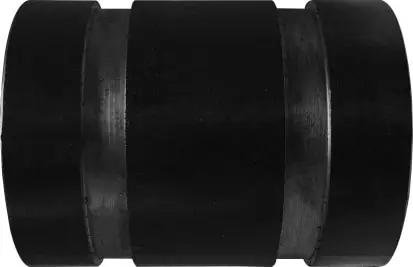 Midland Metal 59172V Seamless Pipe Nipple, 2 in Grooved x 2 in Grooved, 10 in L, Steel, Black, SCH 80 Schedule Genuine