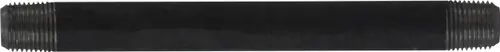 Best Choice Midland Metal 57003 Welded Pipe Nipple, 1/8 in MPT x 1/8 in MPT, 2 in L, Steel, Black, SCH 40 Schedule