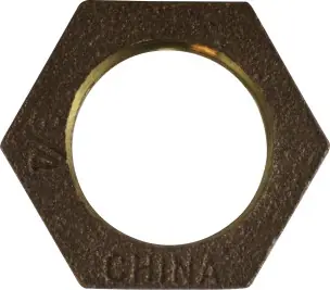 Next Day Delivery Midland Metal 44708 Hex Locknut, 2 in FPT, Bronze