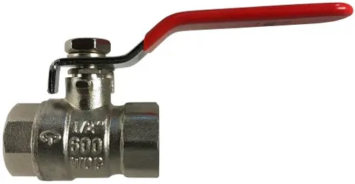 Midland Metal 941151NP Ball Valve, 1/4 in Nominal, FIP x FIP, 600 psi WOG Pressure, -40 to 365 deg F Time-Limited