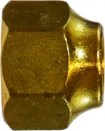 Midland Metal 10043 Hex Short Forged Nut, 5/8 in SAE 45 deg Flare, Brass Mega Sale