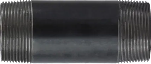 Top Pick Midland Metal 57143 Welded Pipe Nipple, 1-1/2 in MPT x 1-1/2 in MPT, 3 in L, Steel, Black, SCH 40 Schedule