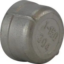 Exclusive Offer Midland Metal 62471 Cap, 1/4 in FPT, Stainless Steel, 150 lb