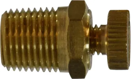 Midland Metal 46048 Multi-Purpose Air Vent Needle Valve, 1/8 in Nominal, MIP, 150 psi Pressure Flash Sale