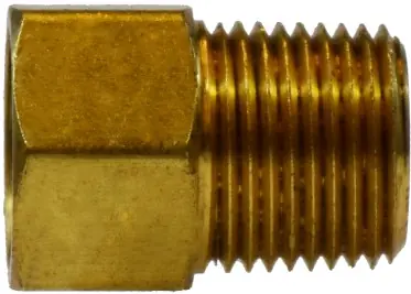 Midland Metal 12040 Adapter, 3/4 in Female Inverted Flared x 3/4 in Male NPTF, Brass Price Cut