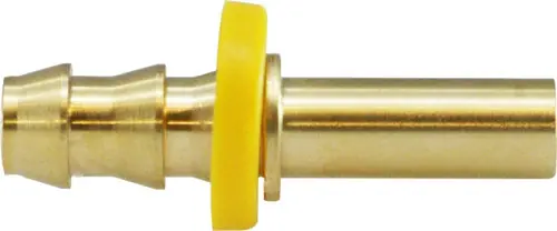 Midland Metal 30297 Straight Rigid Tube Adapter, 1/2 in Push-On Hose Barbed x 1/2 in Tube, Brass Best Seller