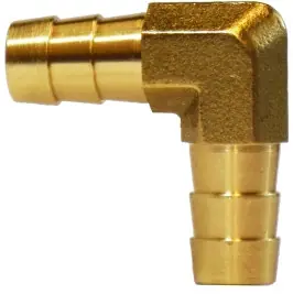 Midland Metal 32420 90 deg Elbow, 1/2 in Hose Barbed x 1/2 in FIP, Brass While Supplies Last