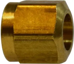 Midland Metal 38011 Nut, 3/8 in Tube OD, Brass Fast Shipping