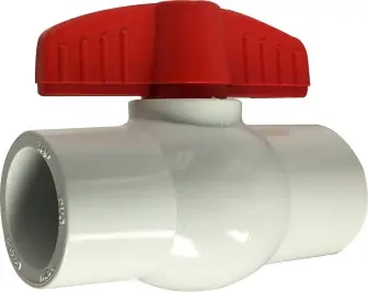 Midland Metal 940298 Ball Valve, 1-1/2 in Nominal, Slip x Slip, 150 psi at 73 deg F Pressure, PVC Body Seasonal Sale