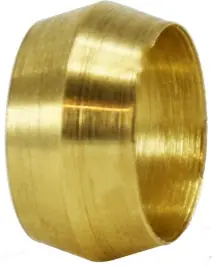 Genuine Midland Metal 18007 Sleeve, 1/2 in Compression, Brass