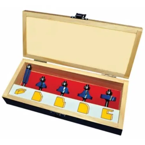 Alfa Tools RB75164 5 pc Edge Forming Router Bit Set Crafted