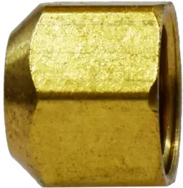 Fresh Stock Midland Metal 10074 Cap, 3/16 in 45 deg Female Flared, Brass