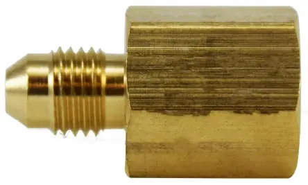 Factory Price Midland Metal 28958 Straight Adapter, 7/16 in Male JIC x 1/4 in FIP, 1.4 in, Brass