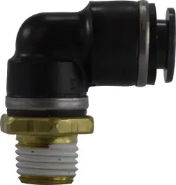 Place Order Midland Metal 695322SC 90 deg Elbow, 5/32 in Push-In x 1/8 in MIP, Composite