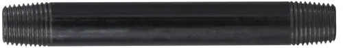 Midland Metal 57023 Welded Pipe Nipple, 1/4 in MPT x 1/4 in MPT, 2-1/2 in L, Steel, Black, SCH 40 Schedule Fresh Stock