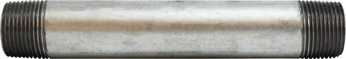 Affordable Midland Metal 56096 Welded Pipe Nipple, 3/4 in MPT x 3/4 in MPT, 12 in L, Steel, Galvanized, SCH 40 Schedule