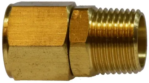 Best Price Midland Metal 28426 Pipe Swivel Adapter, Pipe, 3/8 Mxf Swivel Adap, Brass Fittings