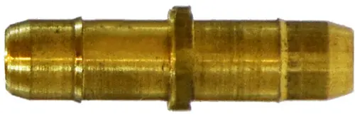 Trending Midland Metal 21003 Single Barb Mini Splicer, 1/4 in Tube OD x 1/4 in Tube OD, Brass