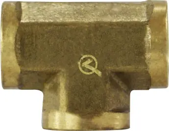 Midland Metal 28035LF Pipe Tee, 1/2 in FIP x 1/2 in FIP x 1/2 in FIP, Brass Hot Deal