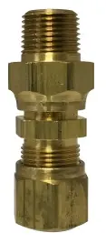 Free Returns Midland Metal 38078S Swivel Adapter, 3/8 in Tube OD x 3/8 in Male NPTF, Brass