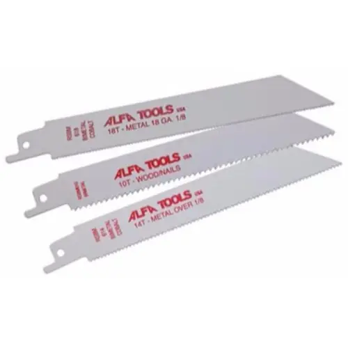 Alfa Tools RSBM414 Bi-Metal 4" 14Tpi Reciprocating Saw Blade, 50 Pack Best Price