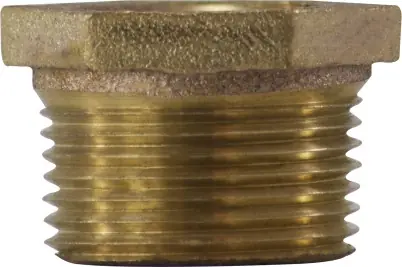 Flash Sale Midland Metal 44543 Hex Bushing, 4 in MPT x 3 in FPT, Bronze