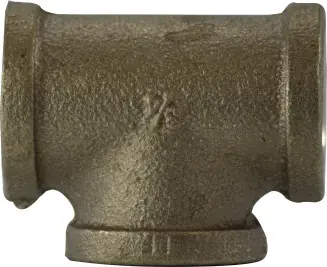 Midland Metal 44250LF Pipe Tee, 1/8 in FPT x 1/8 in FPT x 1/8 in FPT, Bronze Special Offer