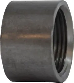 Must Have Midland Metal 65781H Half Merchant Coupling, 4 in FPT x 4 in Butt Weld, Steel, Black