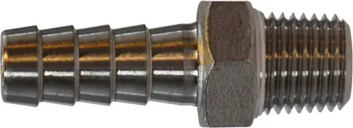 Markdown Midland Metal 73979 Adapter, 1-1/2 in Hose Barbed x 1-1/4 in MIP, Stainless Steel