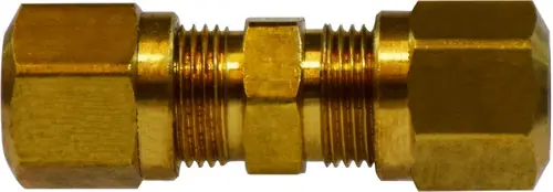 Midland Metal 38022 Union, 5/8 in Tube OD x 5/8 in Tube OD, Brass Professional Grade