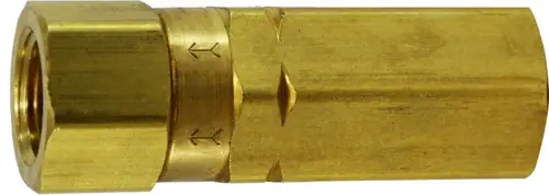 In Demand Midland Metal 46517 High Pressure Check Valve, 3/8 in Nominal, FIP x FIP, Brass Body, Import