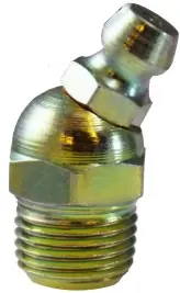 Midland Metal 36114 30 deg Ball Check, 30 deg, 1/8-27 Thread, MNPTF Thread, 0.437 in Hex, Steel, 0.9 in OAL Special Discount