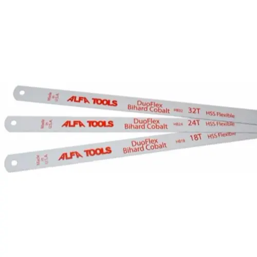 Place Order Alfa Tools HB24 12" 24Tpi Cobalt Handsaw Blade, 10 Pack