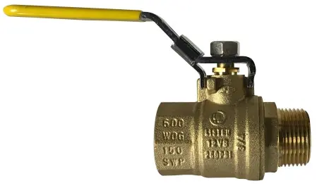 Order Now Midland Metal 948175L Ball Valve, 1-1/4 in Nominal, MPT x FPT, 600 psi WOG Pressure, -20 to 300 deg F