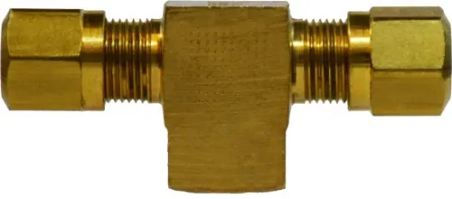 Next Day Delivery Midland Metal 38144 Branch Tee, 3/8 in Tube OD x 3/8 in Tube OD x 1/4 in FIP, Brass