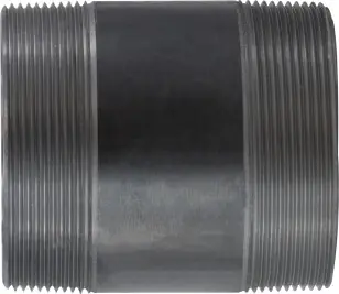 Midland Metal 57225 Welded Pipe Nipple, 4 in MPT x 4 in MPT, 5 in L, Steel, Black, SCH 40 Schedule, 150 lb Fast Shipping