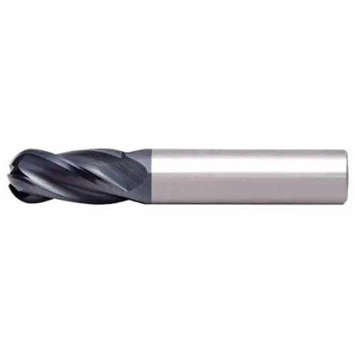 Alfa Tools SCB60669AL 3/32 x 1/8 4 Flute Center Cutting Ball Single End Altin Carbide Mill Affordable