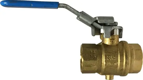 New Release Midland Metal 948135 Vented Exhaust Ball Valve with 10/32 UNP Tap, 1 in Nominal, FPT x FPT, Brass Body