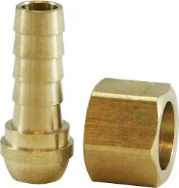 Budget Midland Metal 32068 Ball End Swivel Connector, 3/16 in Hose x 1/4 in NPSM, Brass