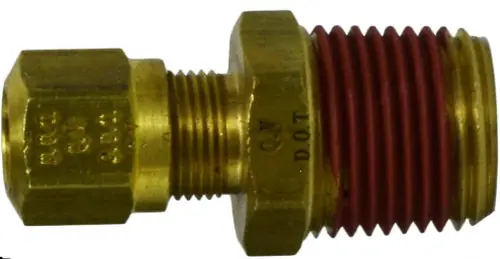 Midland Metal 38084 Adapter, 5/8 in Tube OD x 1/2 in Male NPTF, Brass Hot Deal