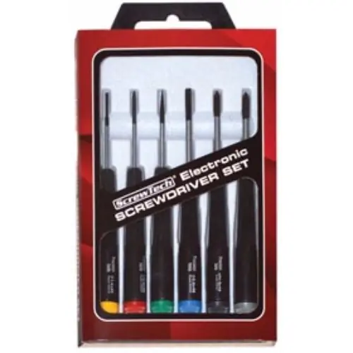 Big Sale Alfa Tools SS48960 6 pc Slim Electronic Screw Driver Set
